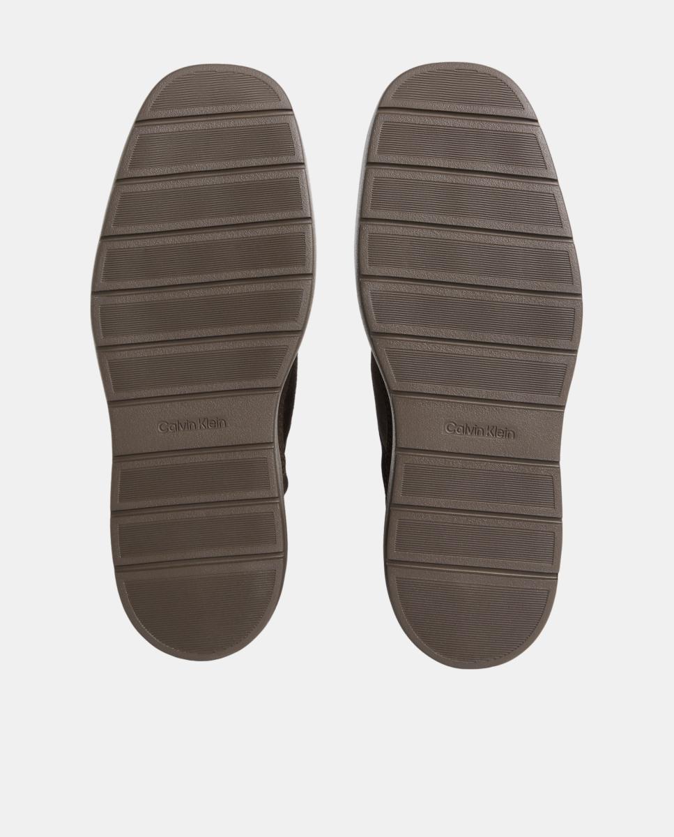 Bota mujer de piel plana Calvin Klein - Marrón chocolate Marrón chocolate-5