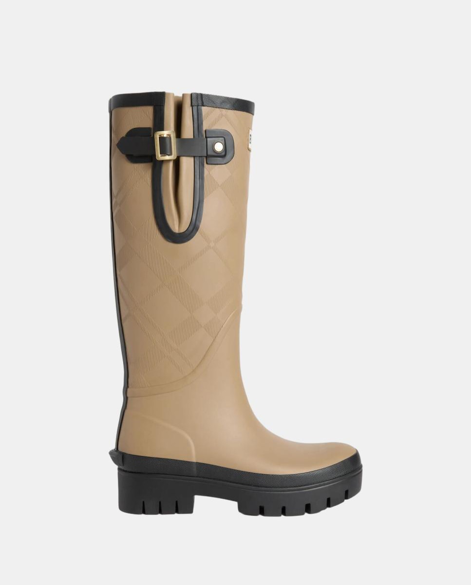 Imagen 0 de Bota de agua de mujer de goma Beige