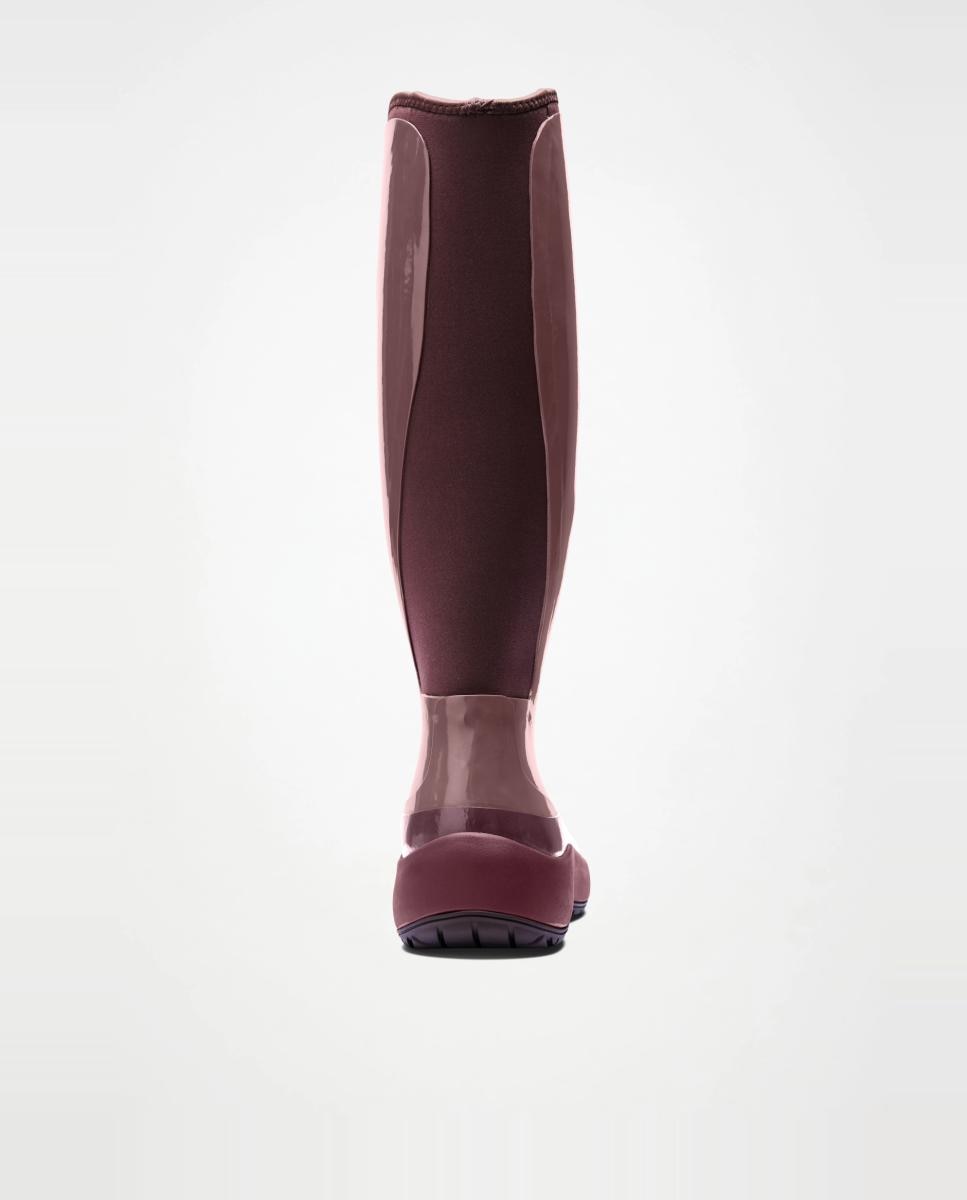 Bota alta impermeável Rains Dry Boot High Rosa Blush-2
