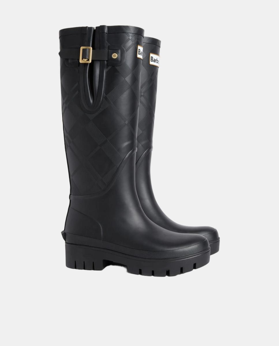 Bota de agua de mujer de goma - Barbour - Negro Negro-2