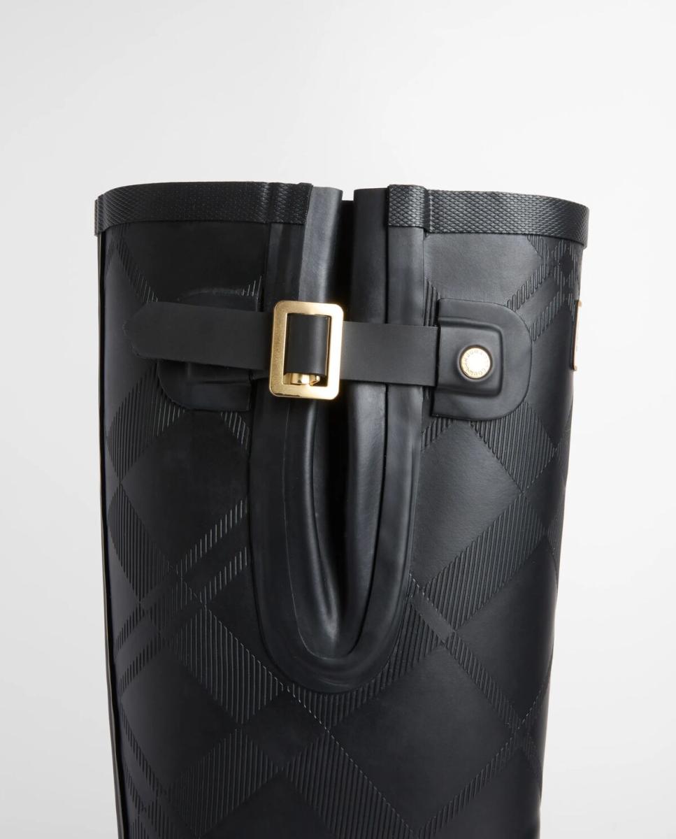 Bota de agua de mujer de goma - Barbour - Negro Negro-4