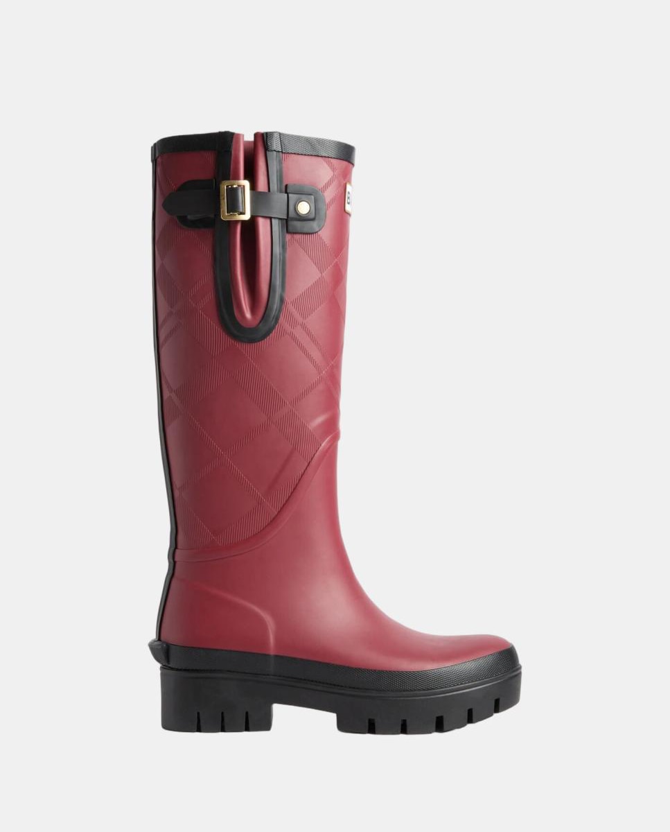 Imagen 0 de Bota de agua de mujer de goma Rojo