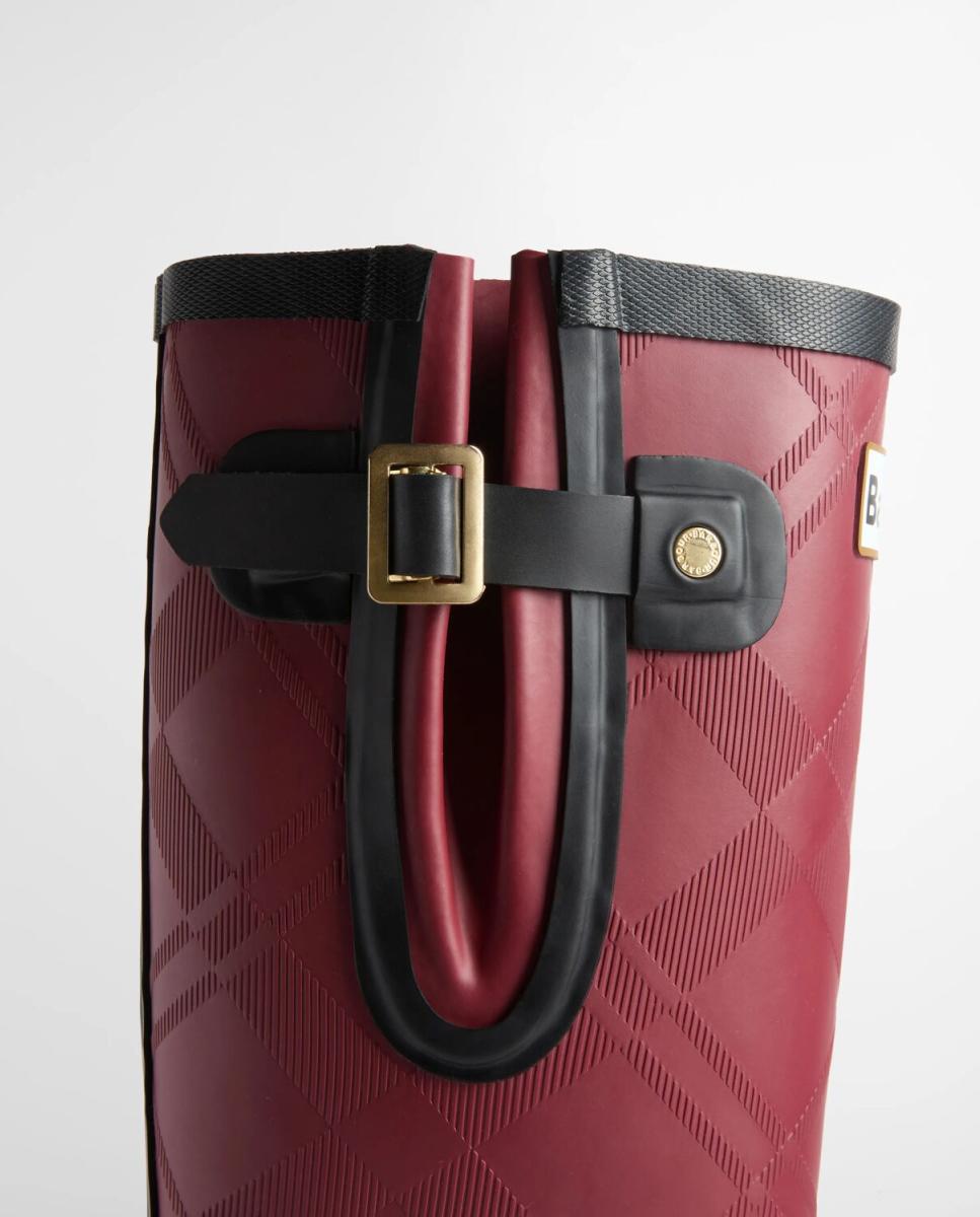 Bota de agua de mujer de goma - Barbour - Rojo Rojo-4