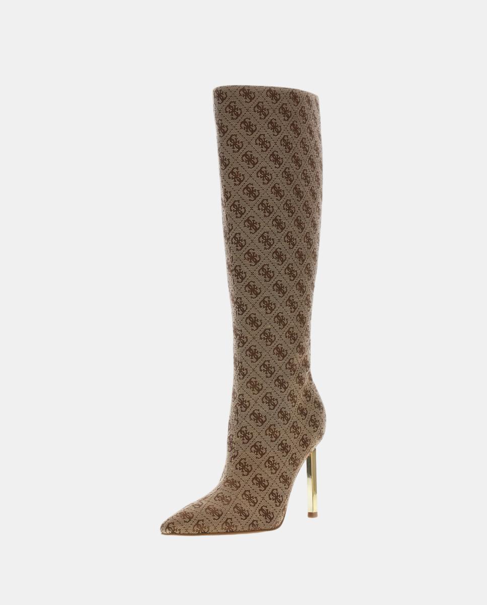 Botas Altas Castanho-claro-5