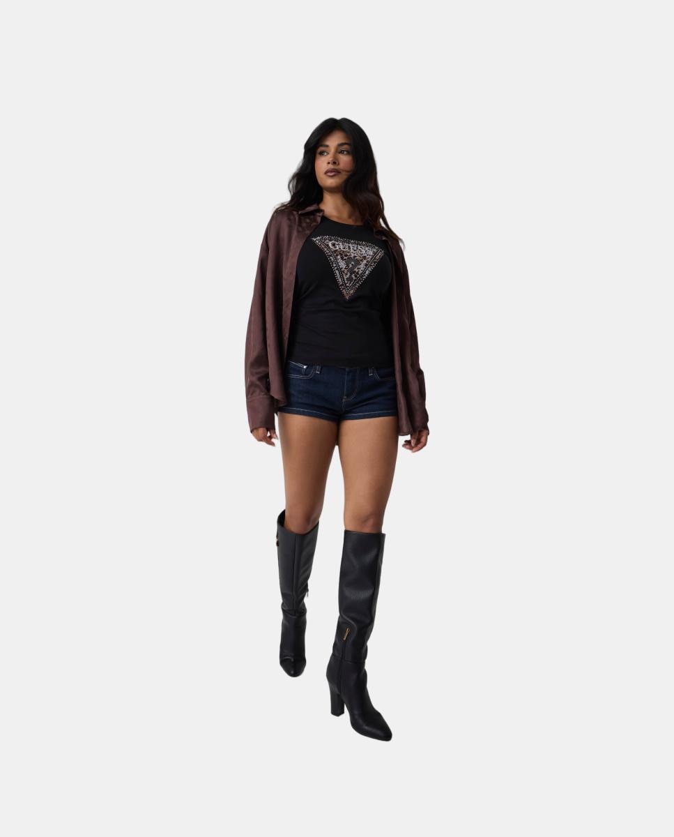 Botas Altas Preto-7