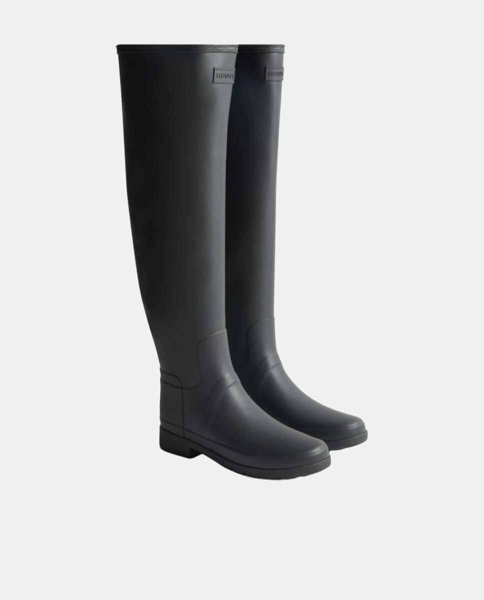 Bota refined over the knee de Mujer - Hunter - Negro Negro-3