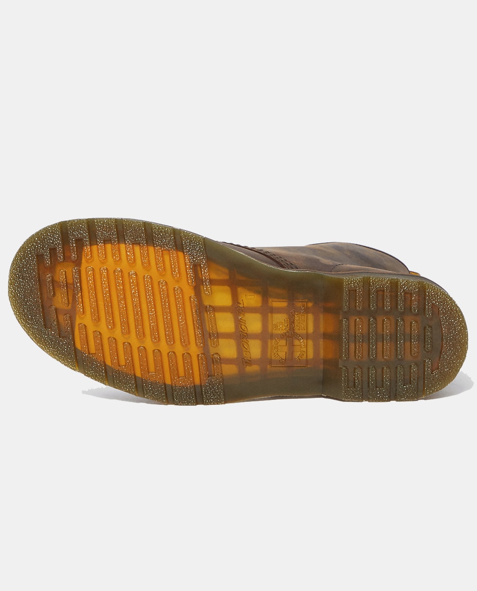 Botas 1460 em Pele Castanho-6