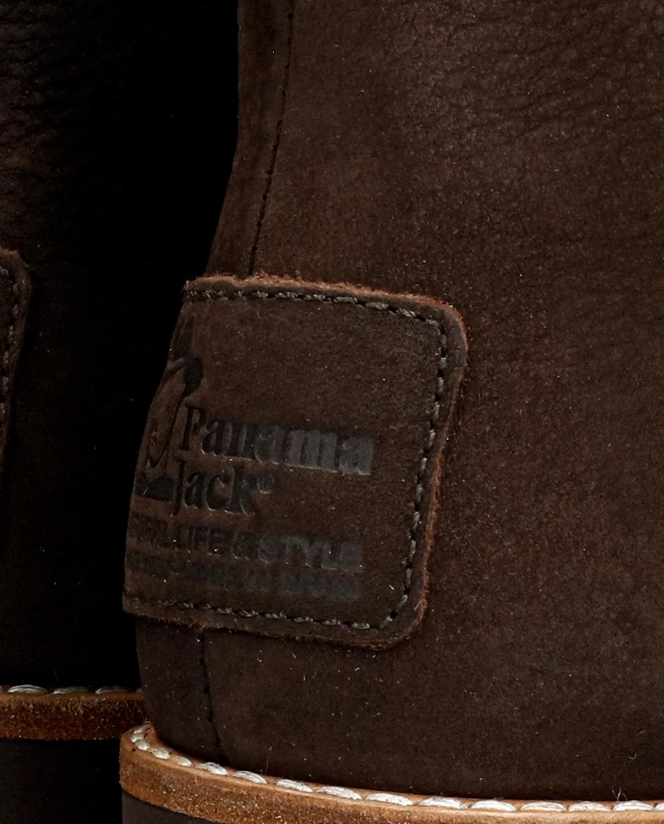 Botins em Pele com Forro de Pelo Sintético Castanho-escuro-7