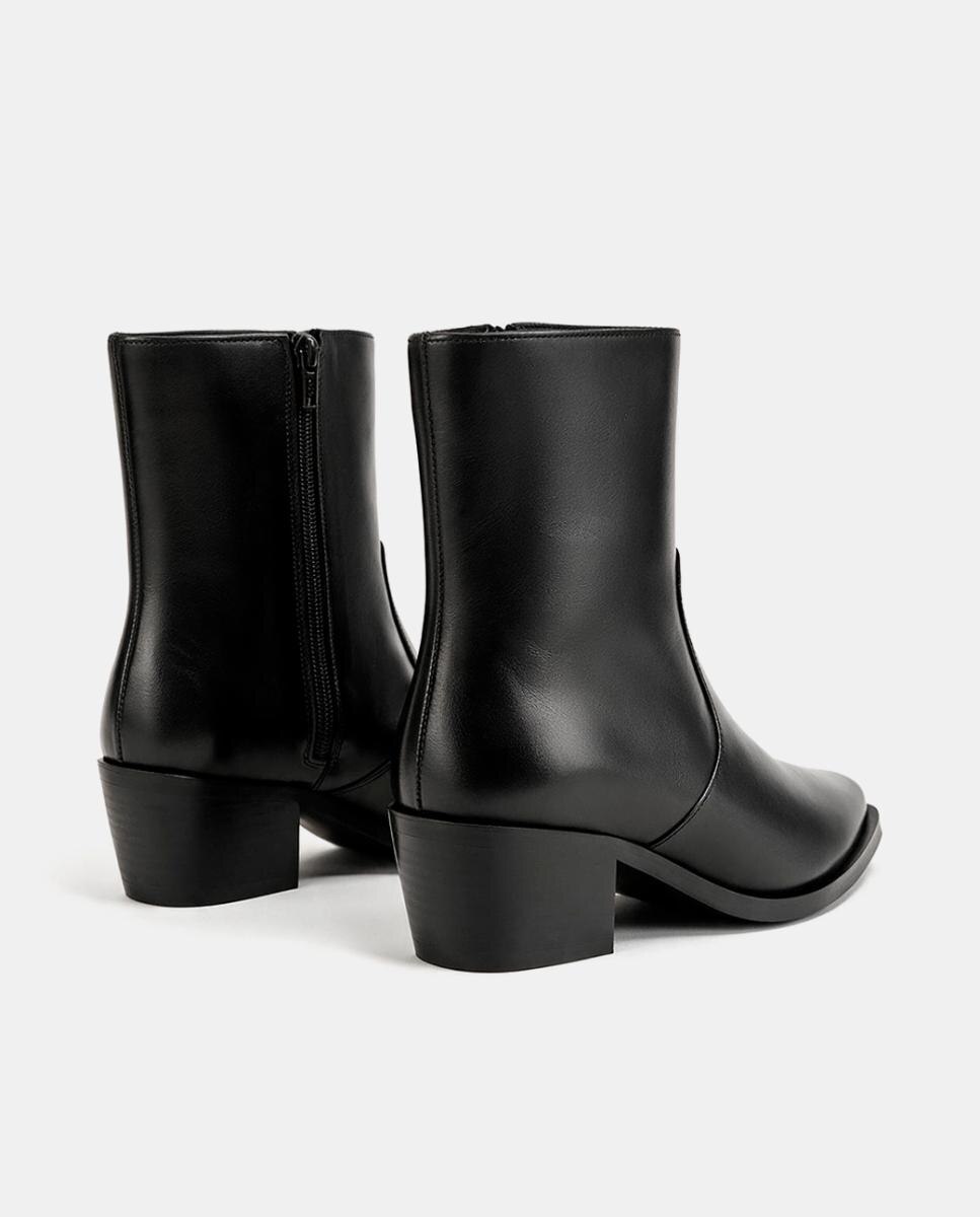 Botín cowboy depeil de mujer - Bryan Stepwise - Negro Negro-4