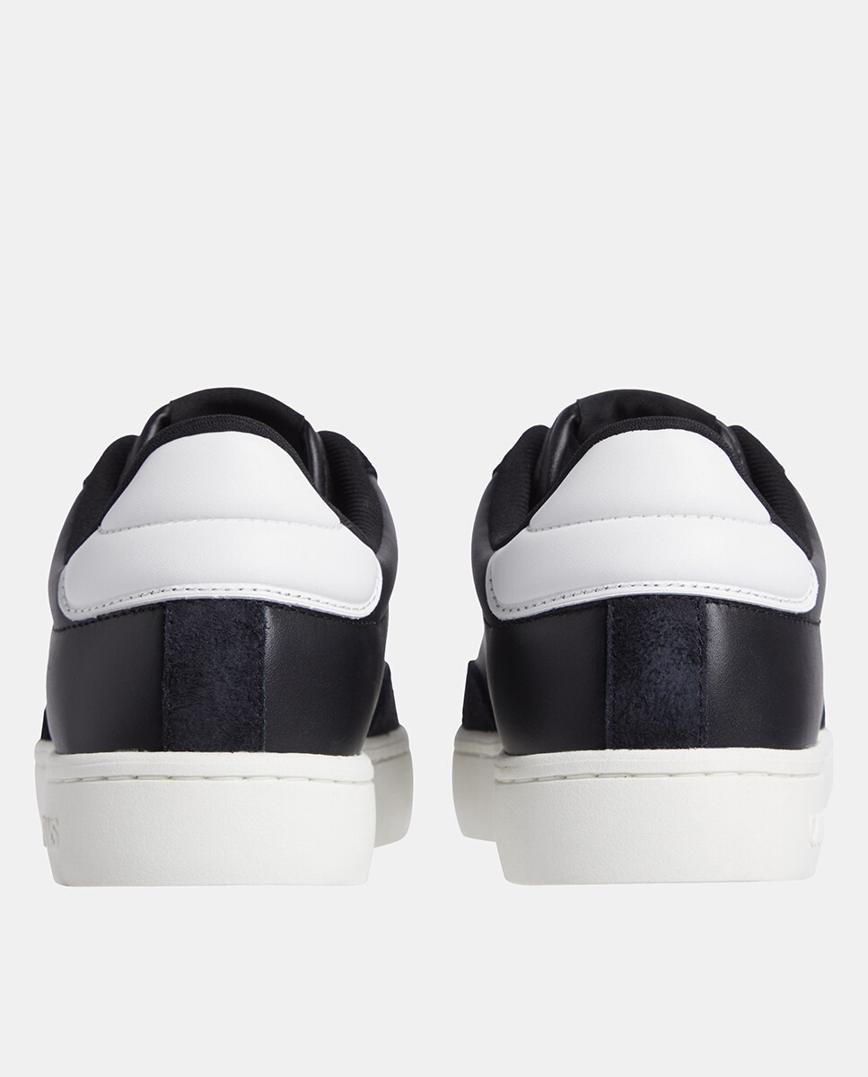 Sapatilhas Baixas com Biqueira de Camurça Preto-3