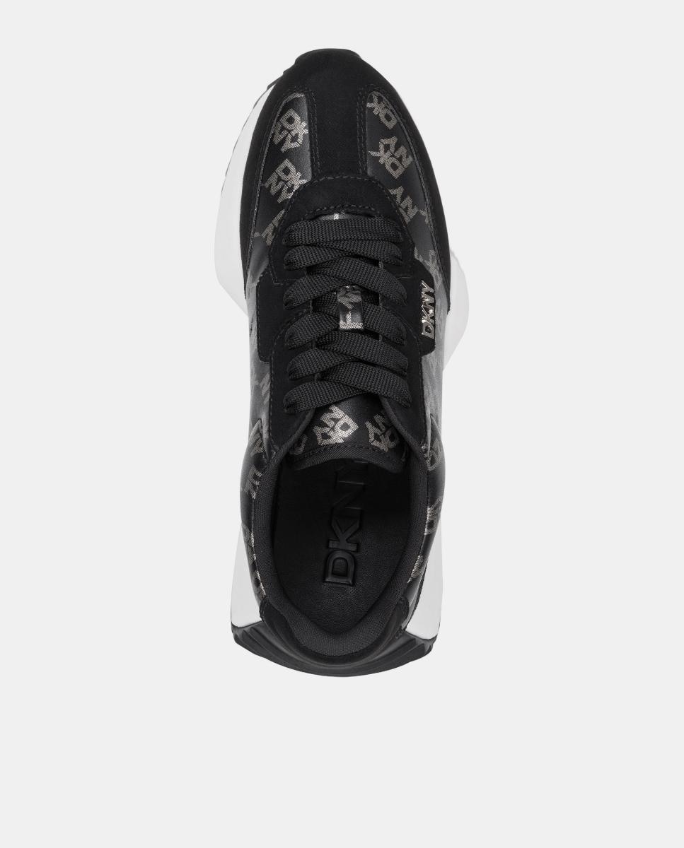 Sapatilhas em Pele Preto-3