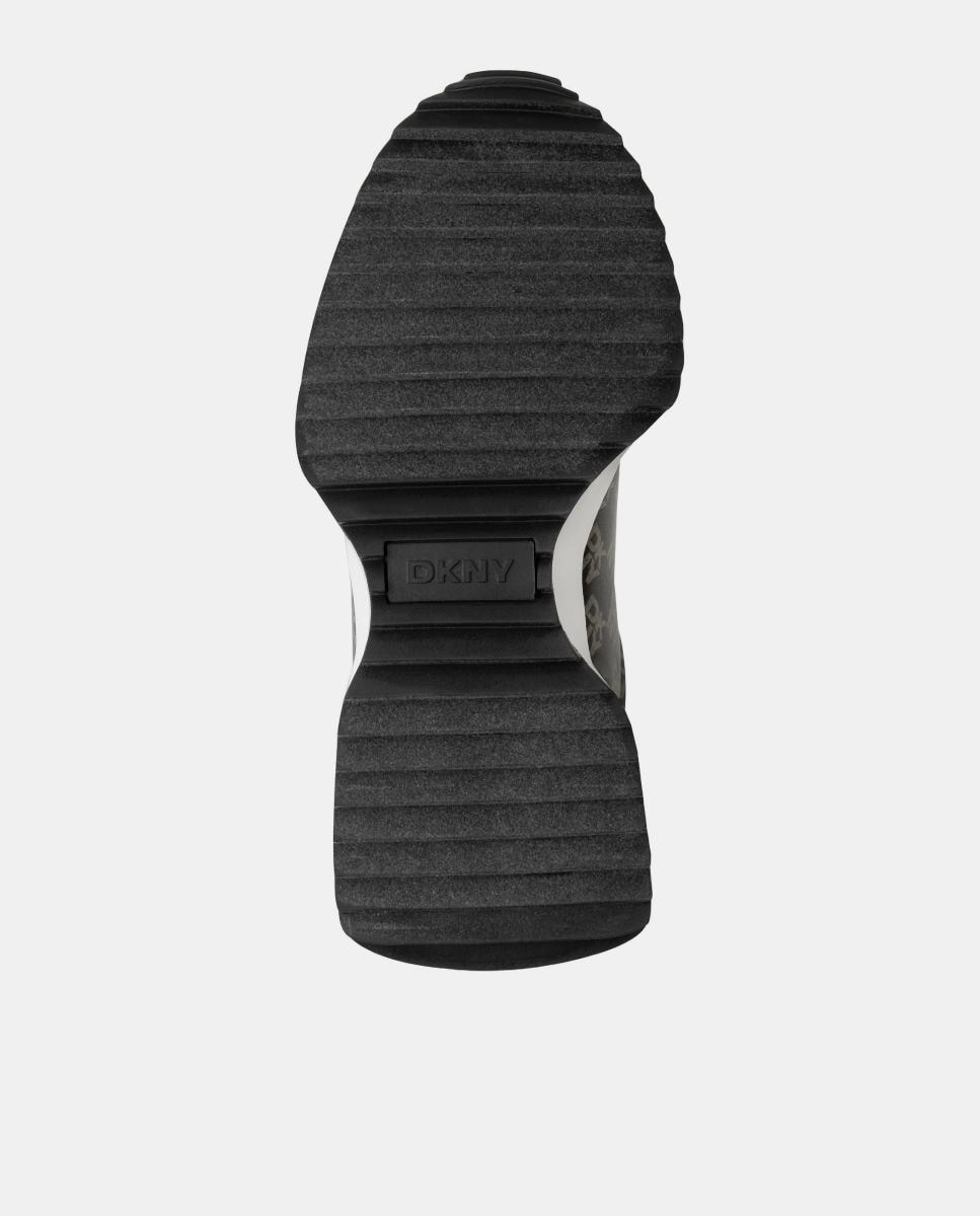 Sapatilhas em Pele Preto-5