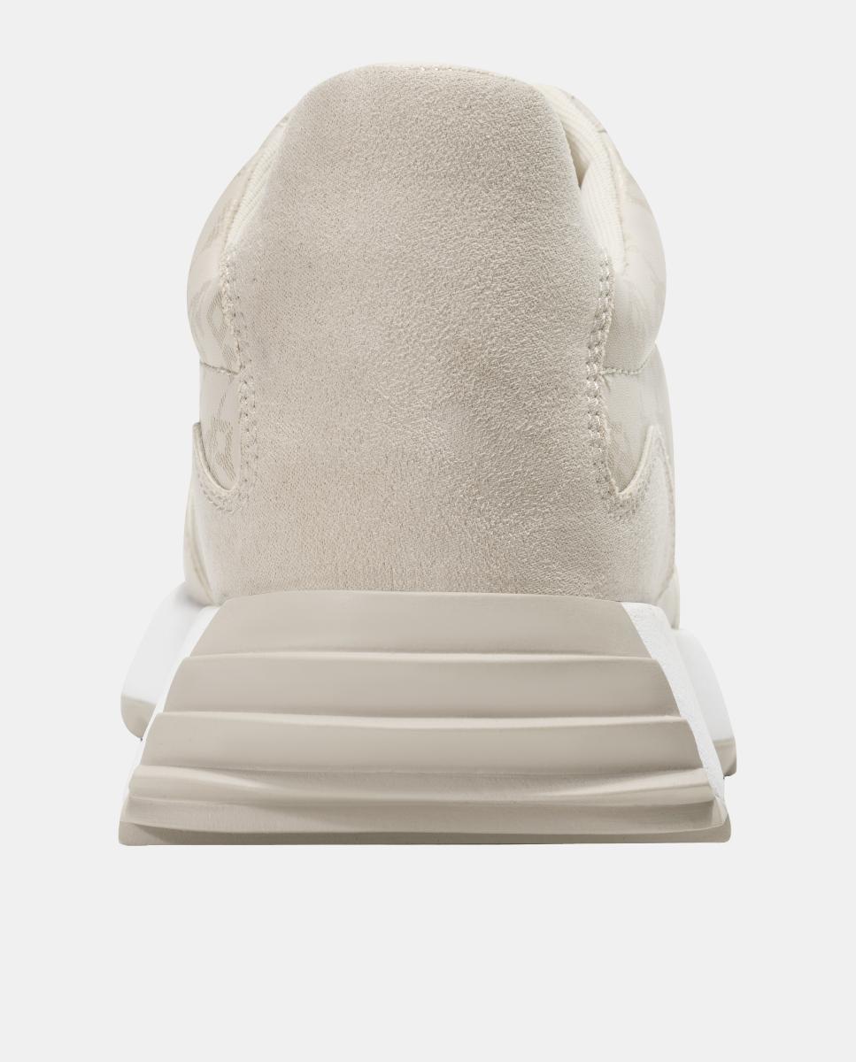 Sapatilhas em Pele Branco Osso-4