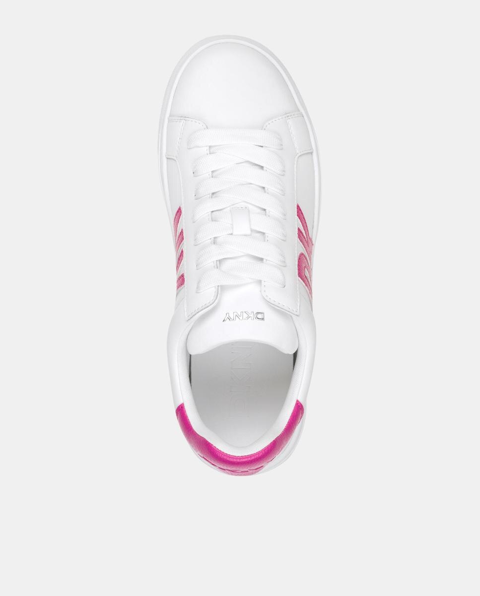 Sapatilhas em Pele Branco-3