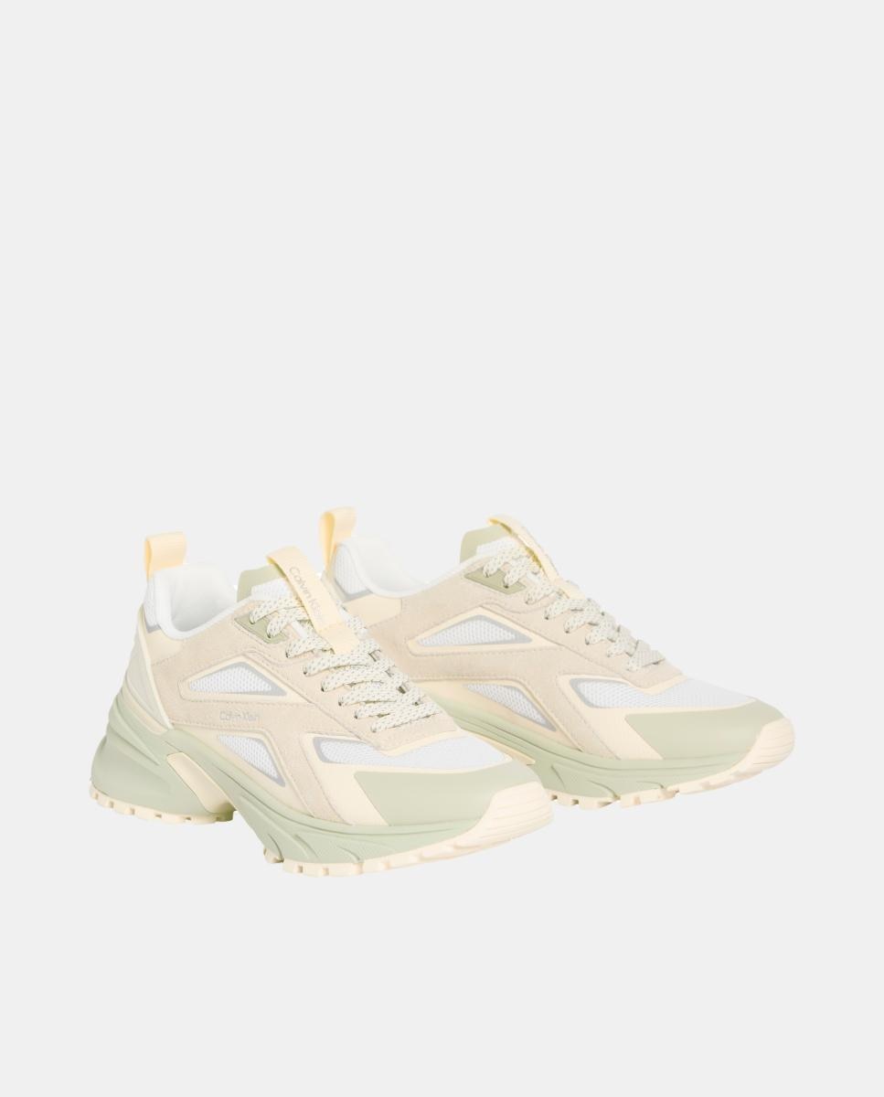 Sapatilhas Tipo Runner Branco Osso-2