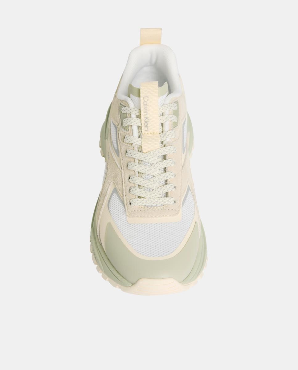 Sapatilhas Tipo Runner Branco Osso-3