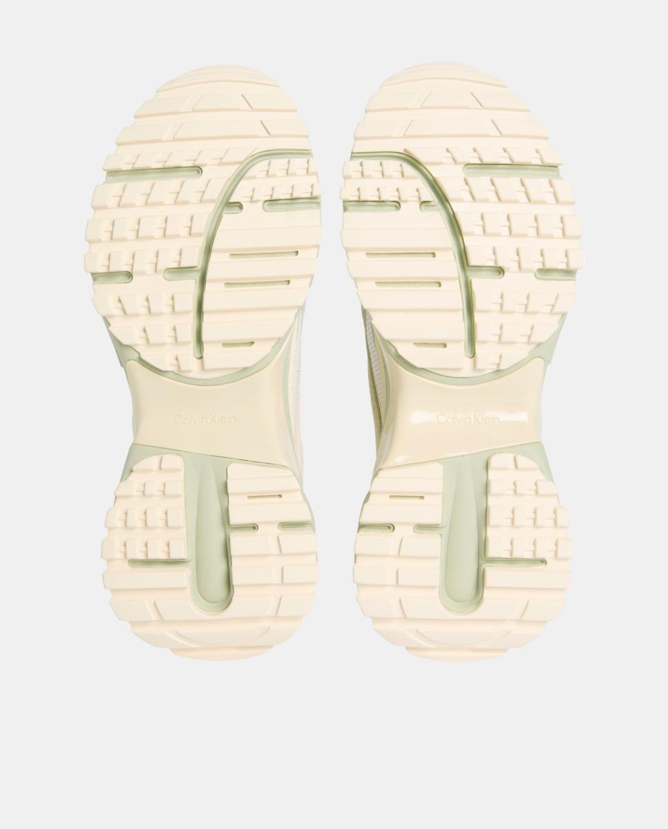 Sapatilhas Tipo Runner Branco Osso-6