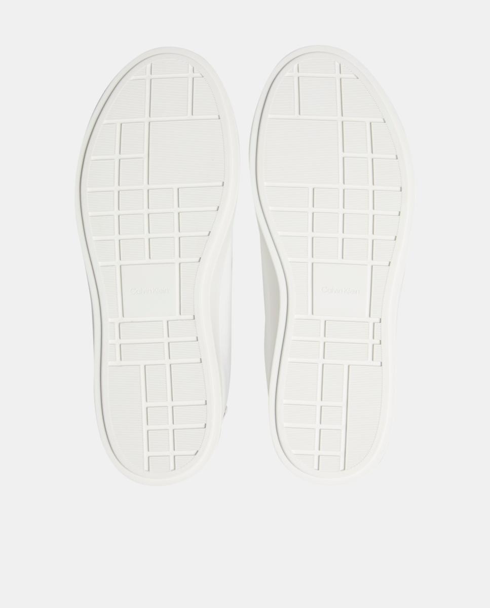 Sapatilhas em Pele Branco-6
