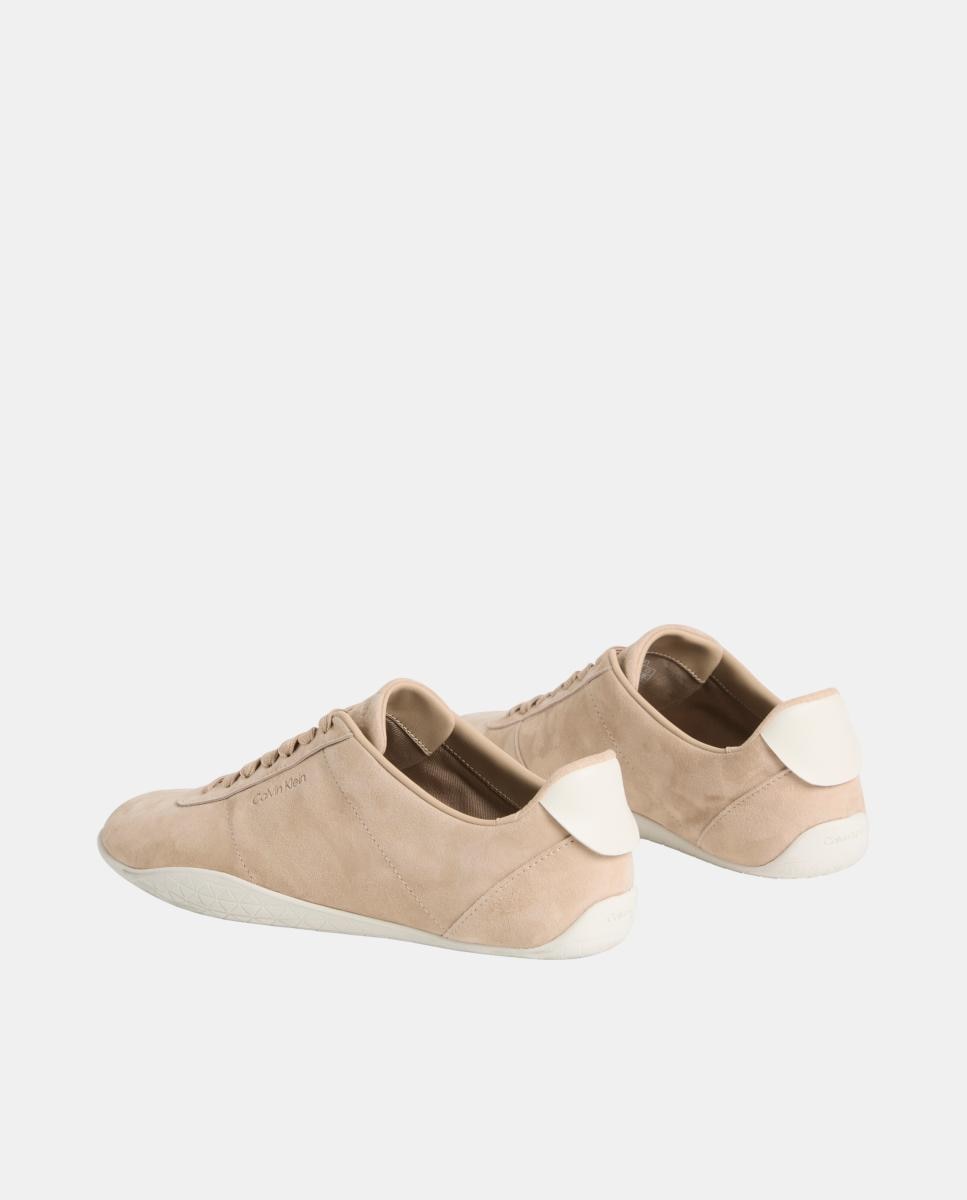 Zapatilas mujer en ante tipo ballet Calvin Klein - Beige Beige-3