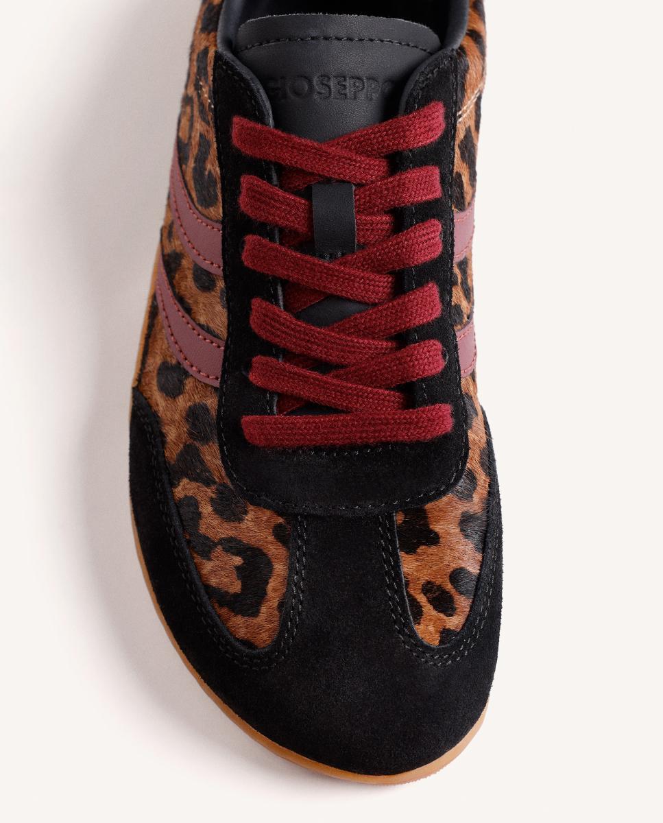 Zapatillas estampado animal piel - Gioseppo - Marrón Marrón-3