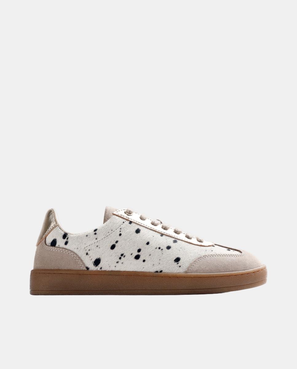 Imagem 0 de Sapatilhas em Pele com Animal Print