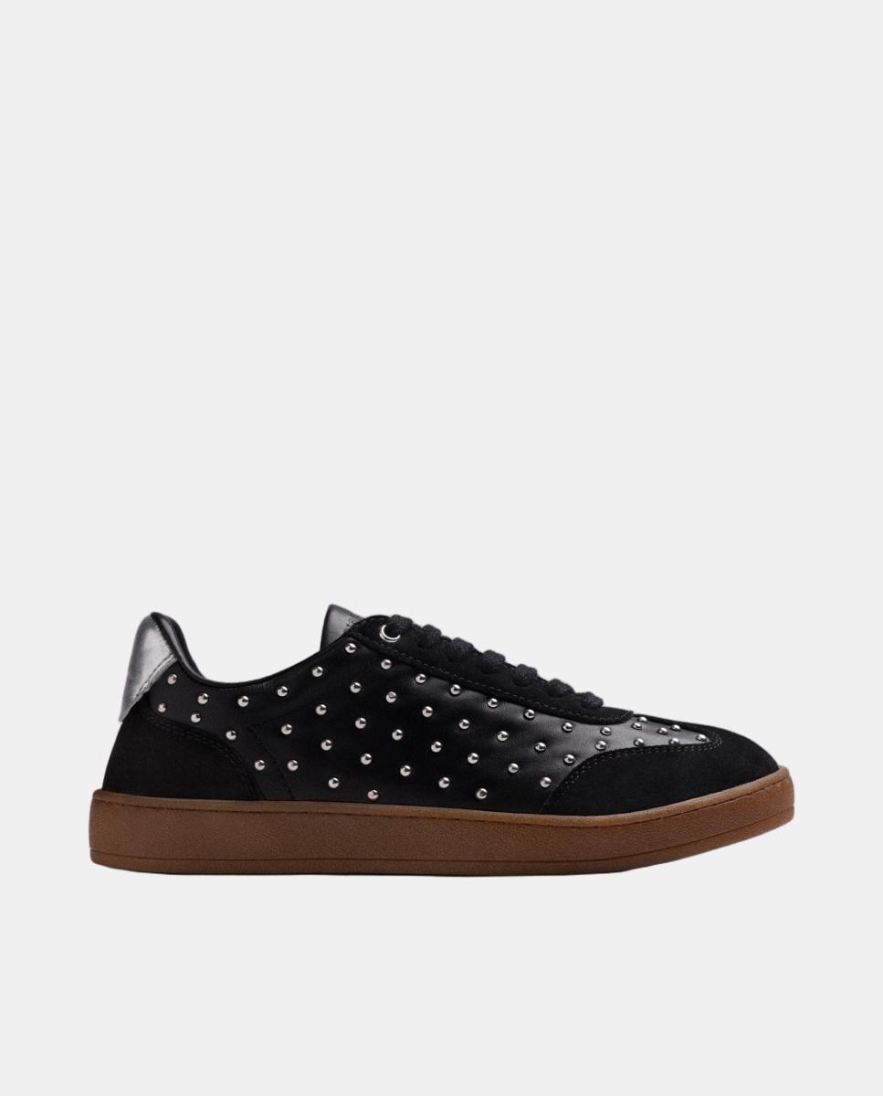 Imagem 0 de Sapatilhas em Pele com Tachas - Preto