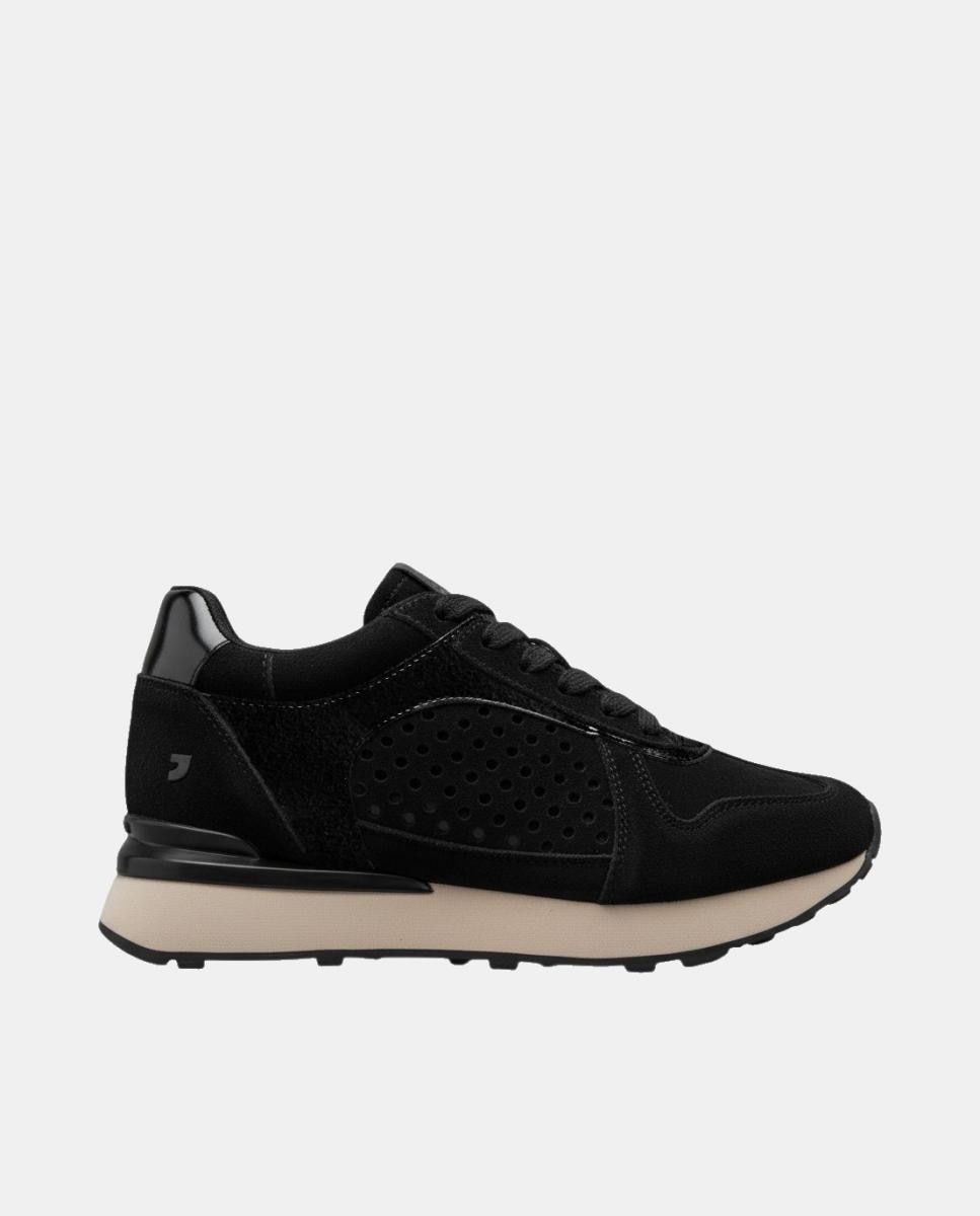 Zapatillas piel cuña - Gioseppo - Negro Negro-1