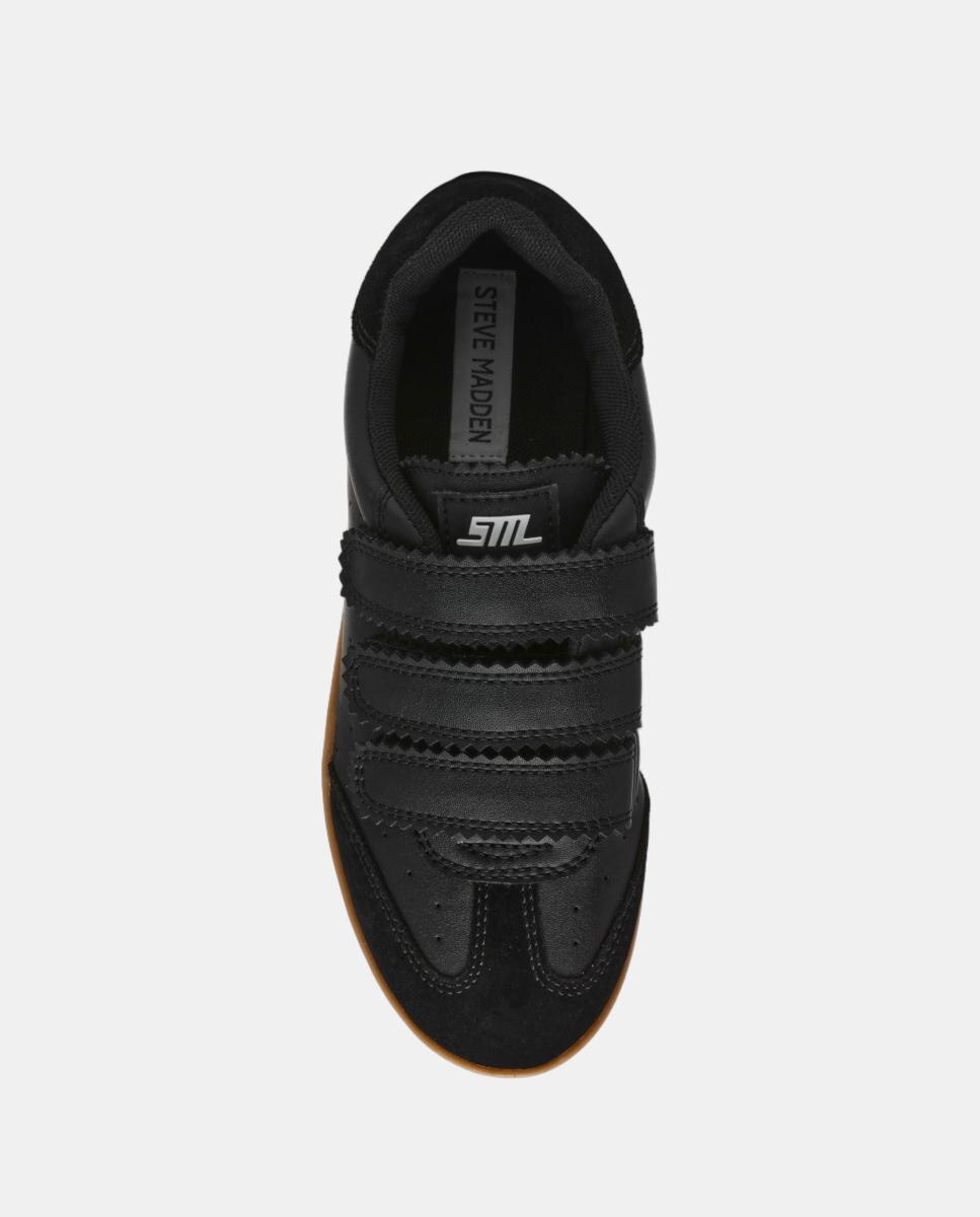 Zapatilla retro daybreak mujer piel cierre velcro suela de goma - Steve Madden - Negro Negro-7