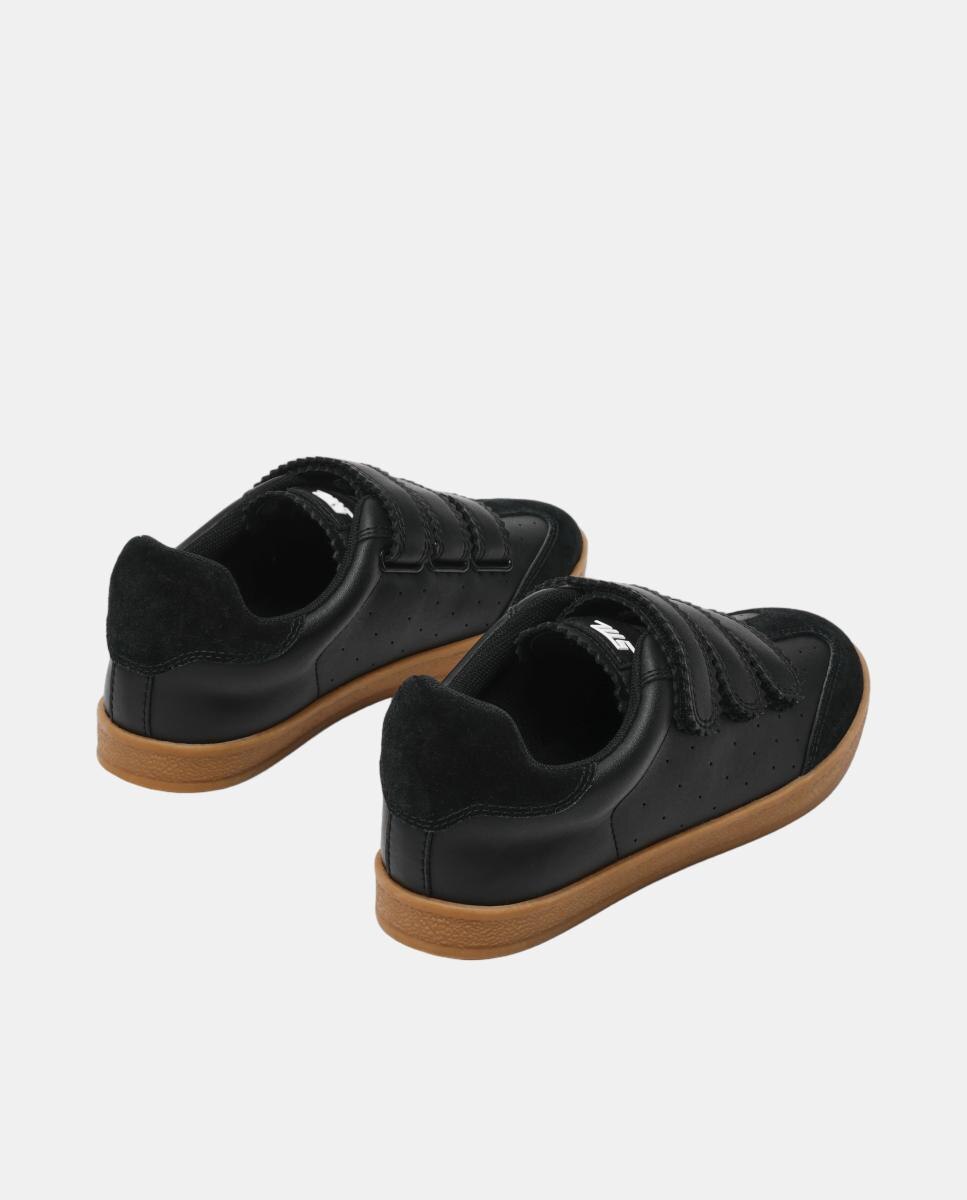 Zapatilla retro daybreak mujer piel cierre velcro suela de goma - Steve Madden - Negro Negro-8