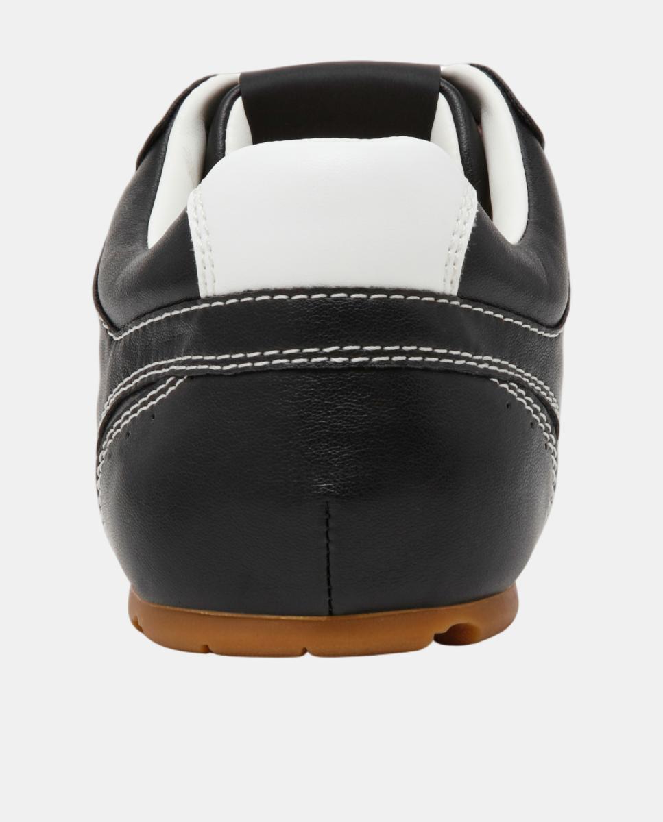 Imagen 5 de Zapatilla running asiel-sm mujer piel cordones bicolor suela de goma - Steve Madden - Negro Negro