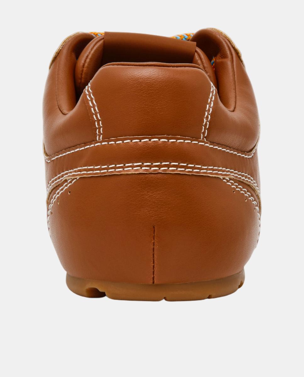 Imagen 5 de Zapatilla running asiel-sm mujer piel cordones bicolor suela de goma - Steve Madden - Marrón oscuro Marrón oscuro