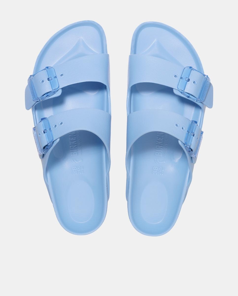 Sandálias Arizona em Borracha EVA Azul Céu-3