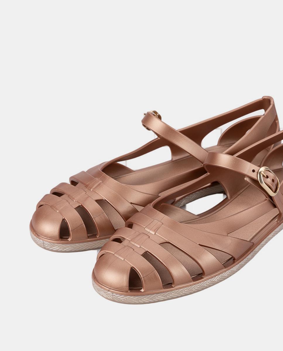 Sandálias Estilo Retro Bronze-4