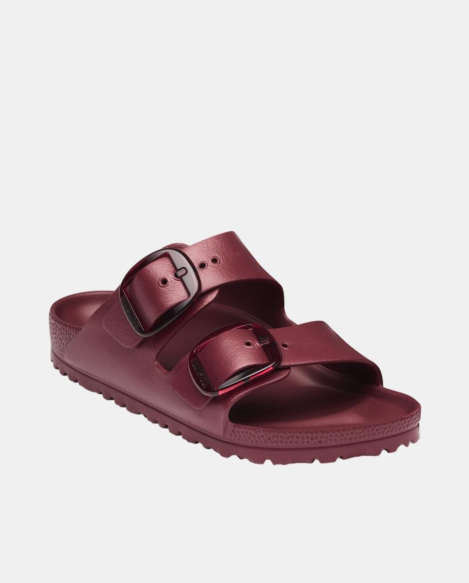Sandálias Arizona em Borracha EVA com Fivela Big Buckle Vermelho-cereja-3