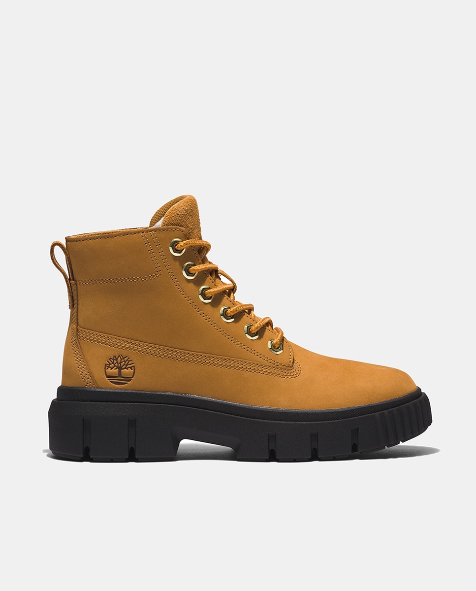 Imagem 0 de Botins Greyfield com Plataforma e em Pele