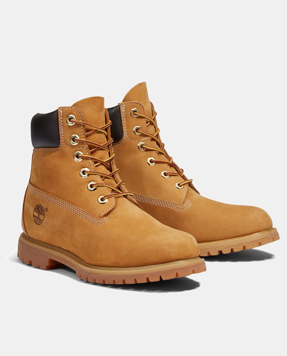 Botas 6 Inch Premium Impermeáveis com Atacadores Amarelo-2