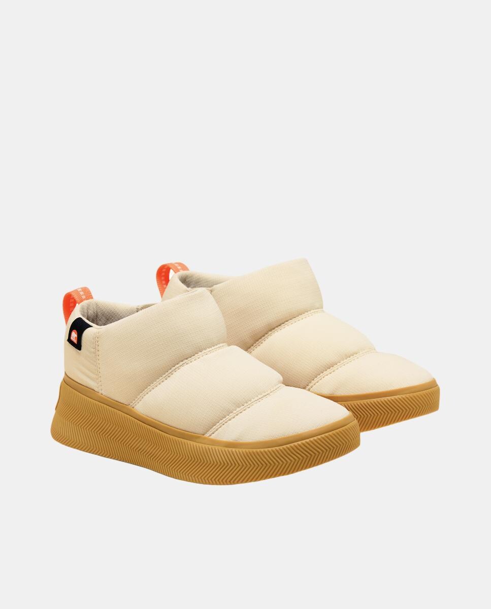 Botas com Efeito Puffy Castanho-7