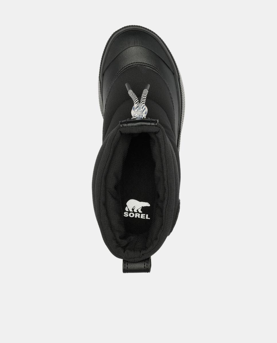 Botas Impermeáveis com Efeito Puffy Preto-7