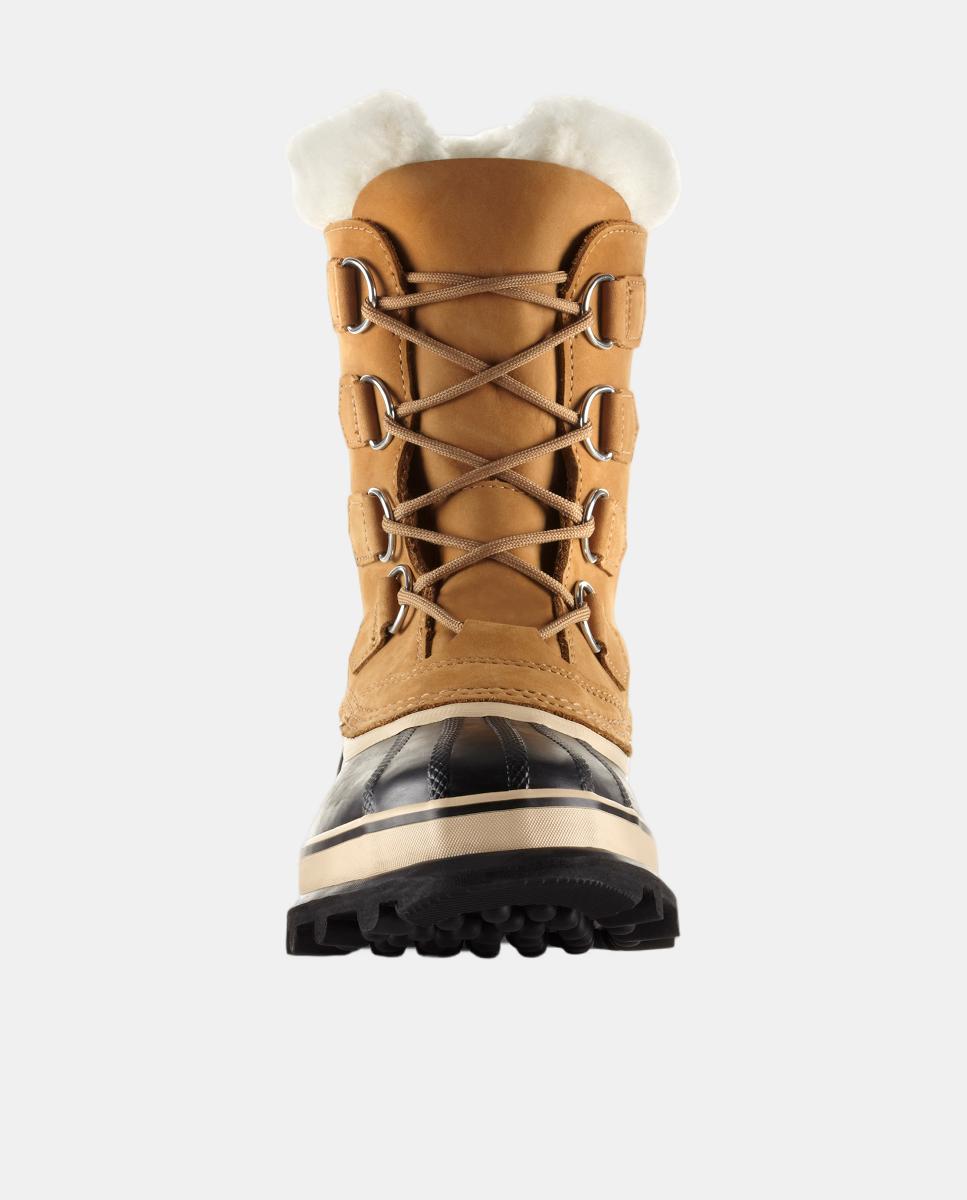 Botas em Pele Impermeável Castanho-4