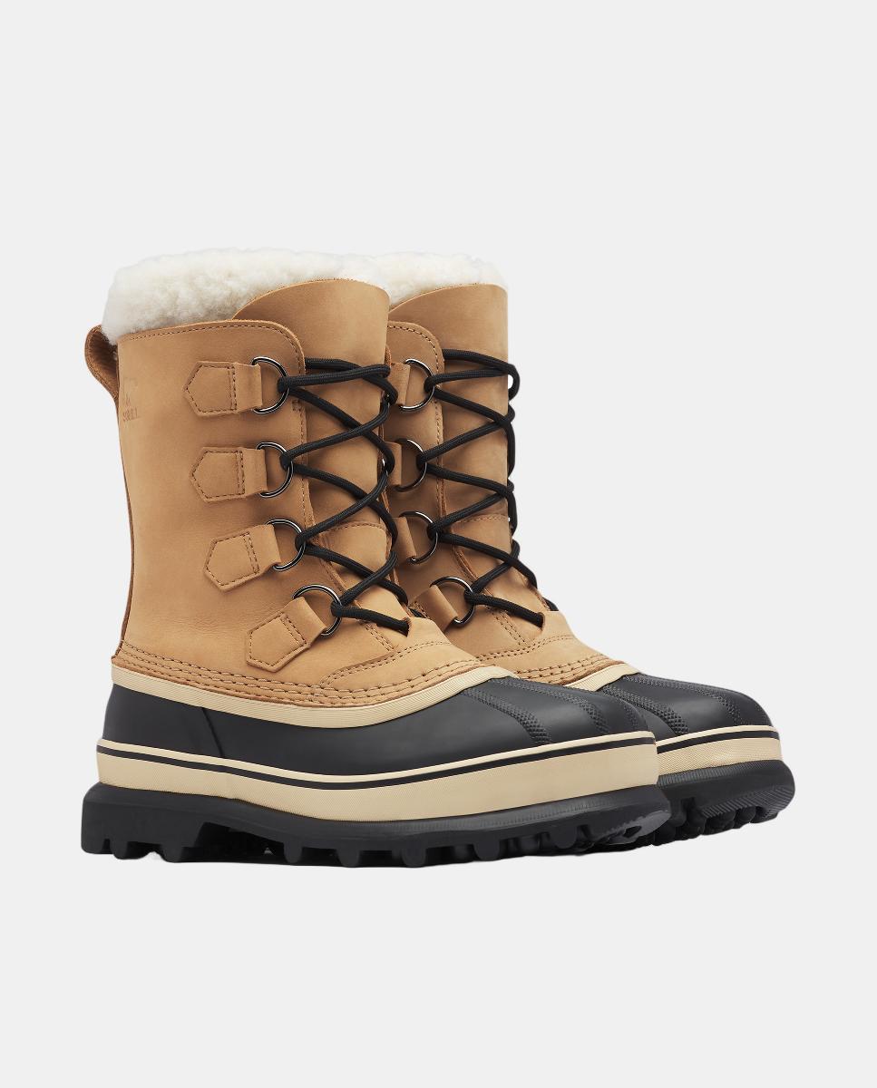 Botas em Pele Impermeável Castanho-7