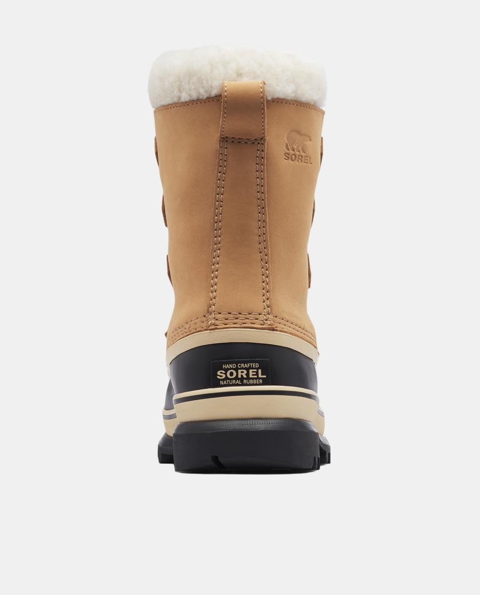 Botas em Pele Impermeável Castanho-9