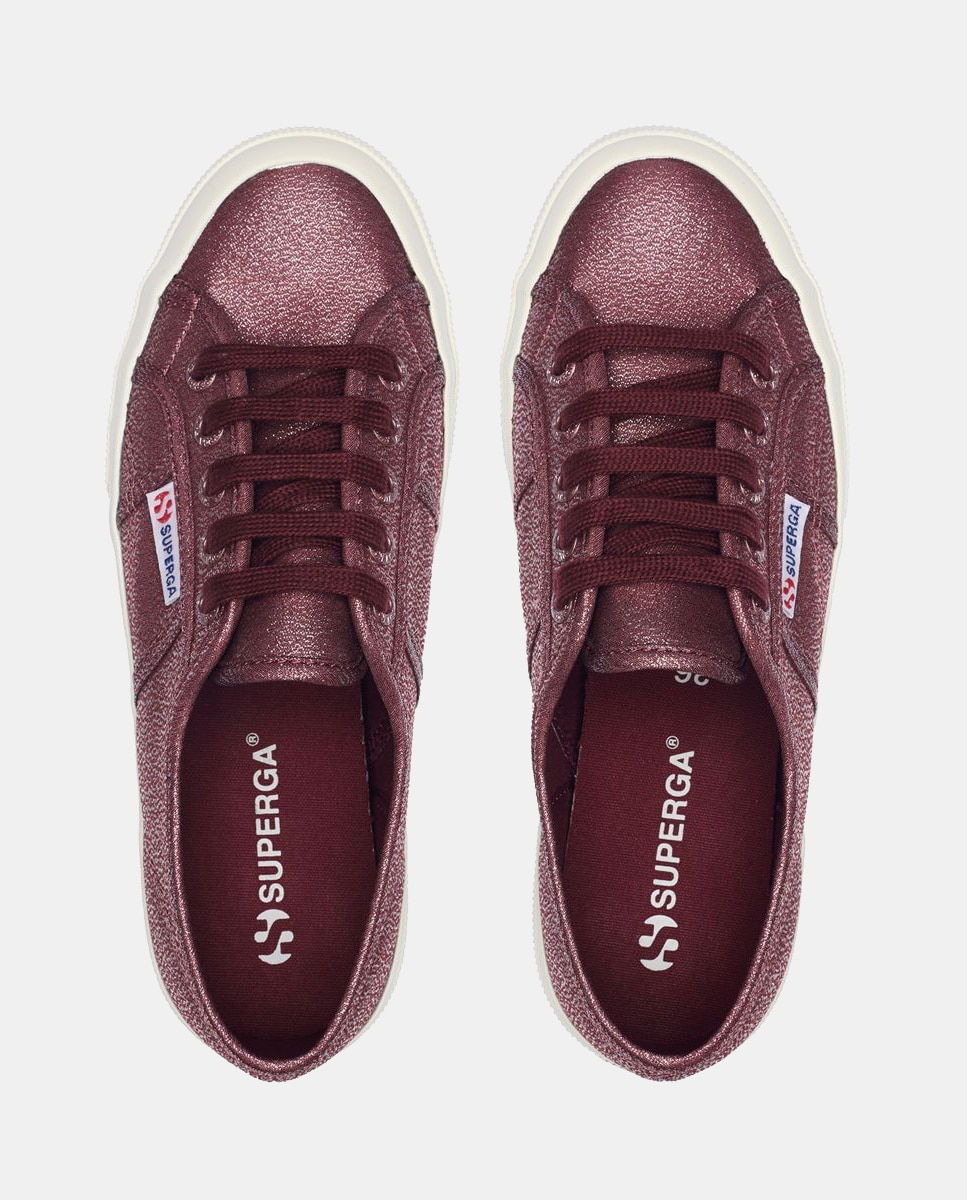 Sapatilhas Baixas em Lona Vermelho/Grená-3