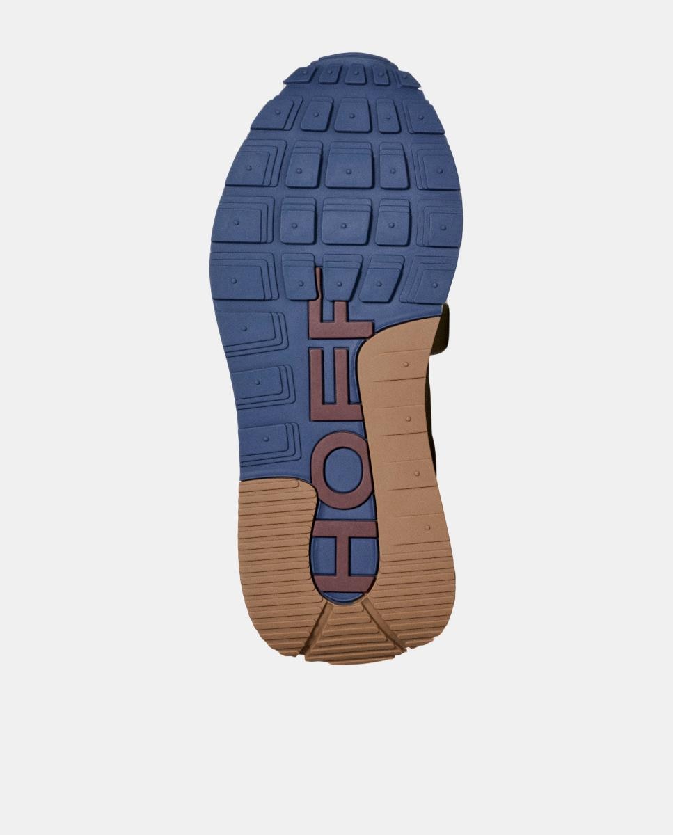 Sapatilhas Baixas em Tecido com Sola de Borracha Taupe-4