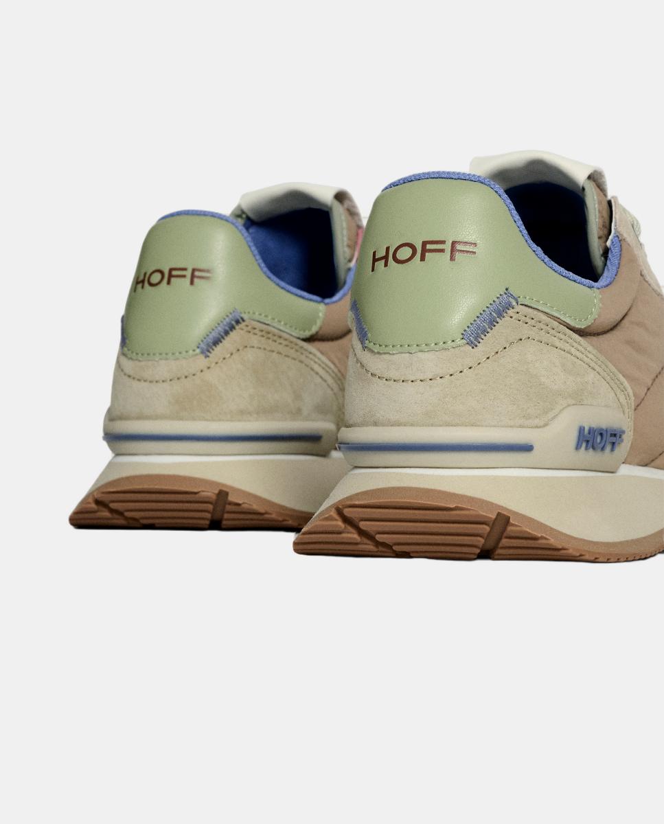 Sapatilhas Baixas em Tecido com Sola de Borracha Taupe-5