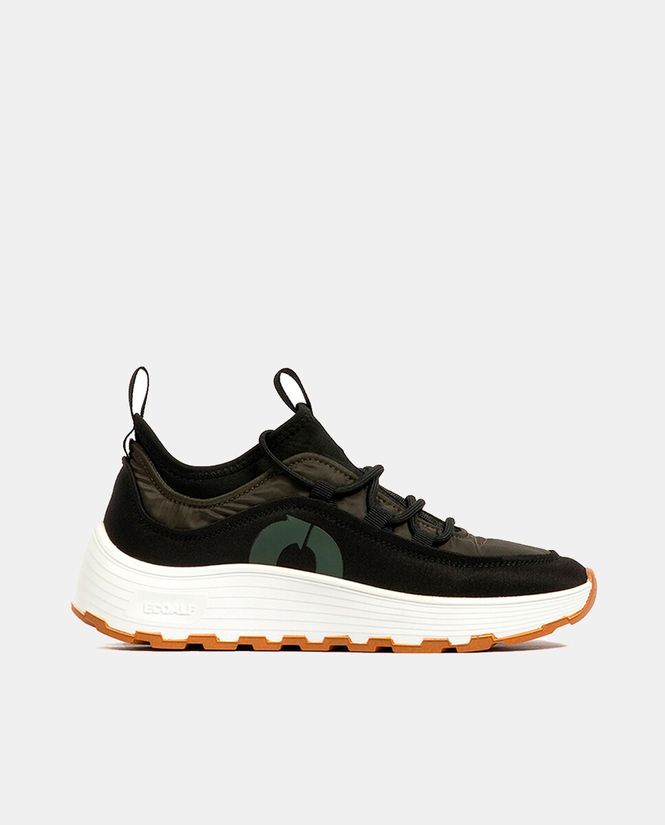 Sapatilhas Modelo Pleta 100% Nylon Reciclado Verde-escuro-1