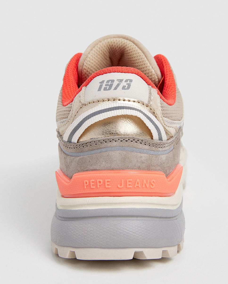 Sapatilhas Darren Trek com Mistura de Cores Bege-4