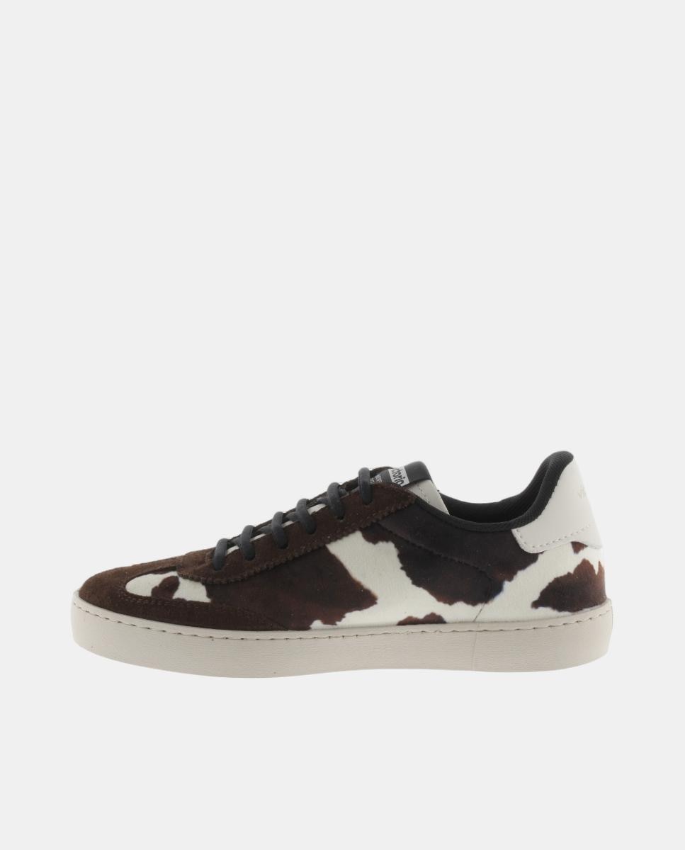 Sapatilhas Desportivas Berlim com Animal Print Branco-3