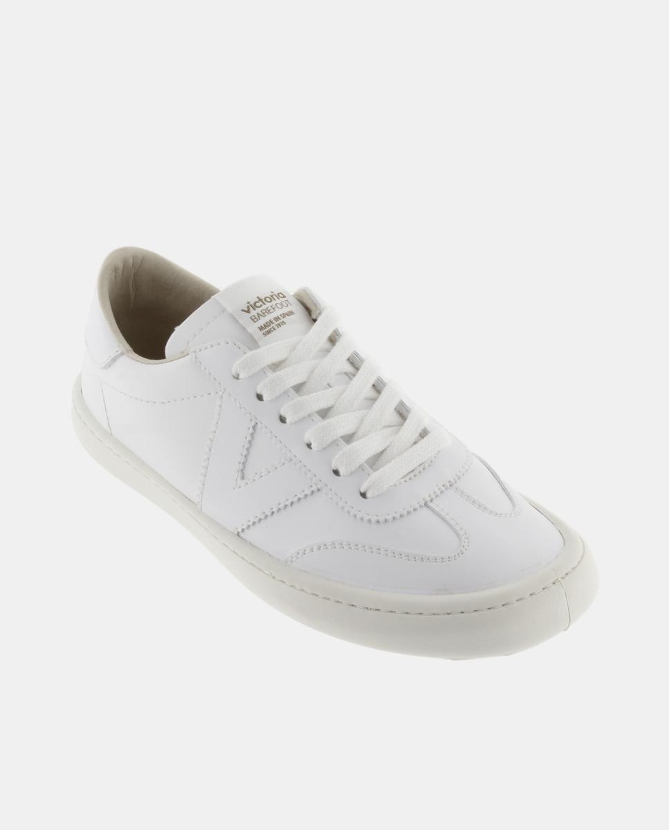 Sapatilhas Baixas Unissexo Barefoot - Branco Monocromático Branco-2