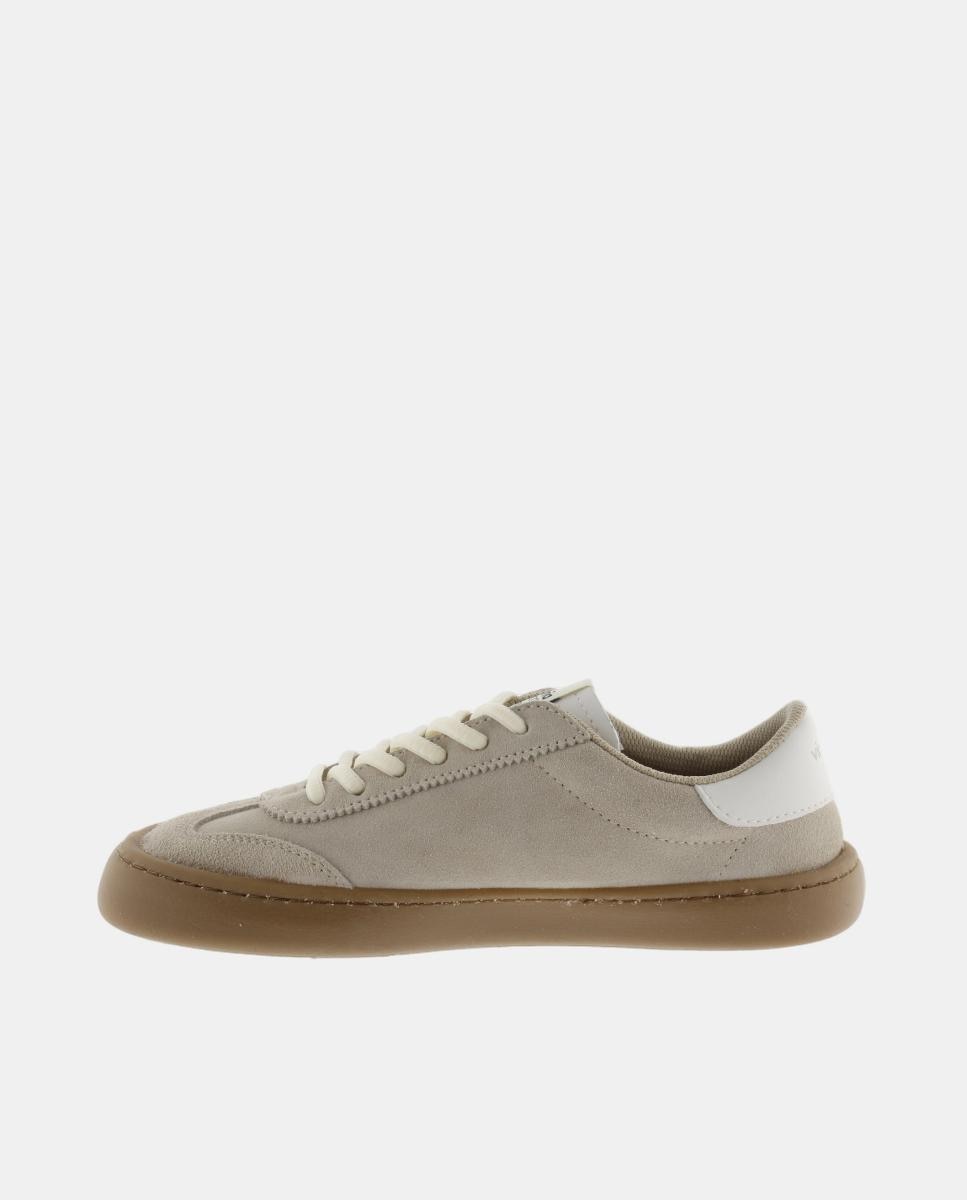 Sapatilhas Desportivas Unissexo Barefoot de Croute com Peças em Contraste e Sola Caramelo Natural-3