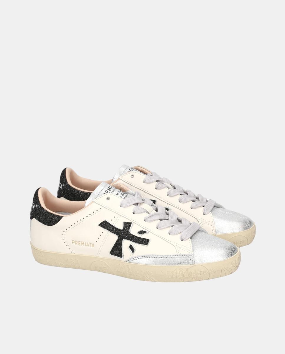 Sapatilhas Stevend Var. 6936 Pele Branco-4